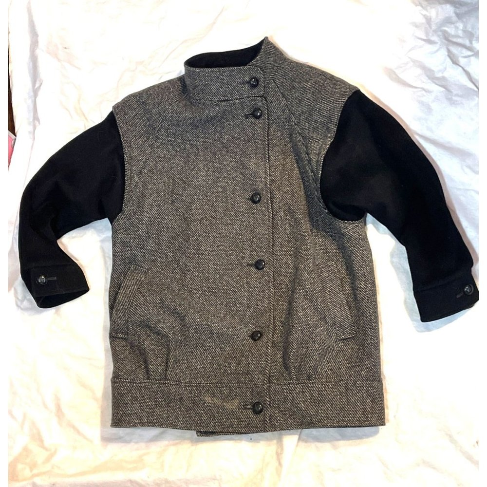 Vintage Loring 100% Wool Button Down Lined Jacket